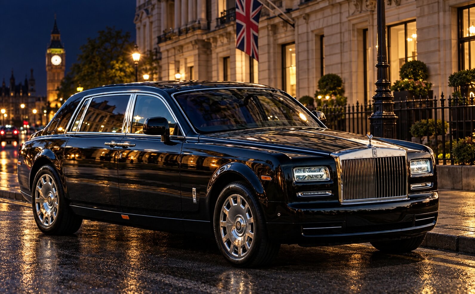 Rolls Royce Phantom (EWB) Hire - City Limo
